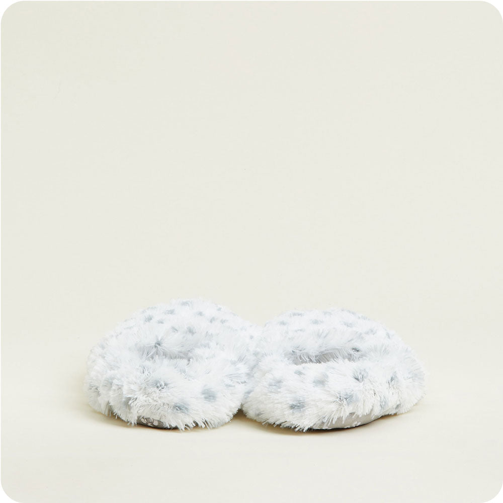 Cozy Snowy Slippers for Women & Men - Warmies® Plush Indoor/Outdoor Winter House Shoes - Perfect for Cold Weather, Lounging & Home Comfort