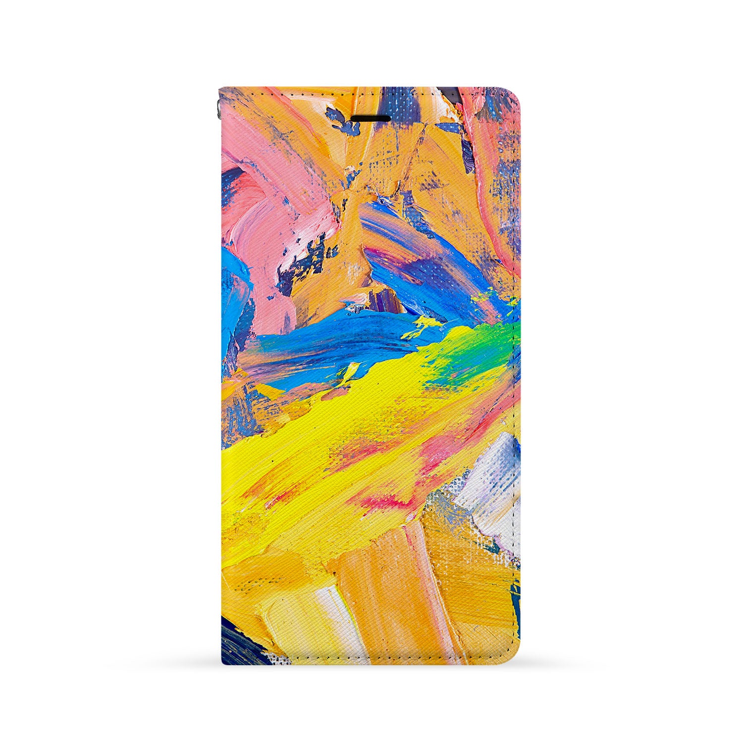 iPhone Wallet Case with Abstract Painting Design - Slim & Stylish Phone Cover for Everyday Use, Travel, and Business