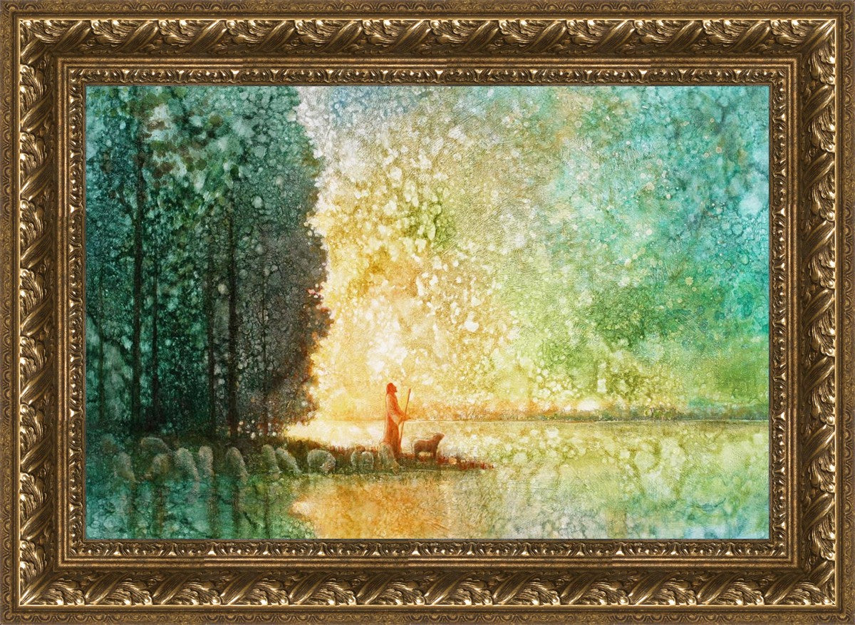 Beside Quiet Waters - Premium Home Decor for Relaxing Spaces | Perfect for Living Rooms, Bedrooms & Meditation Areas