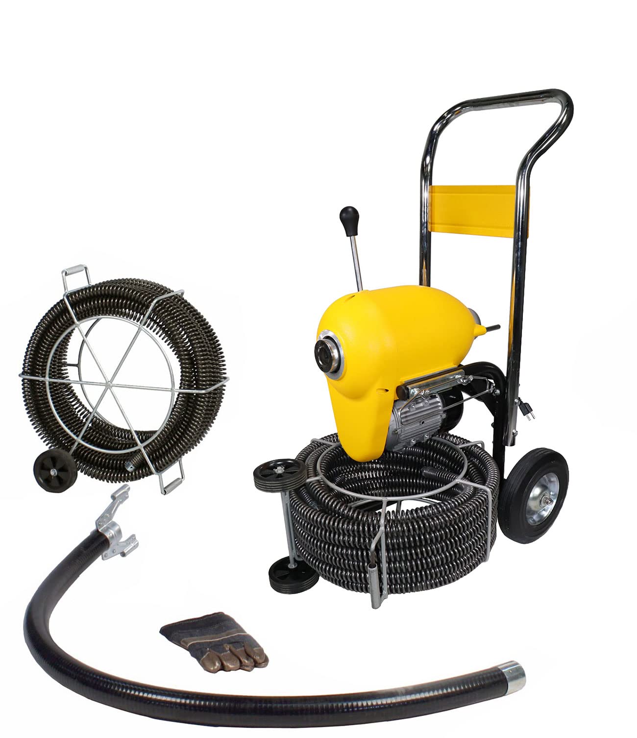 Steel Dragon K1500A Drain Cleaner - 120' Snake Cable for Clogs
