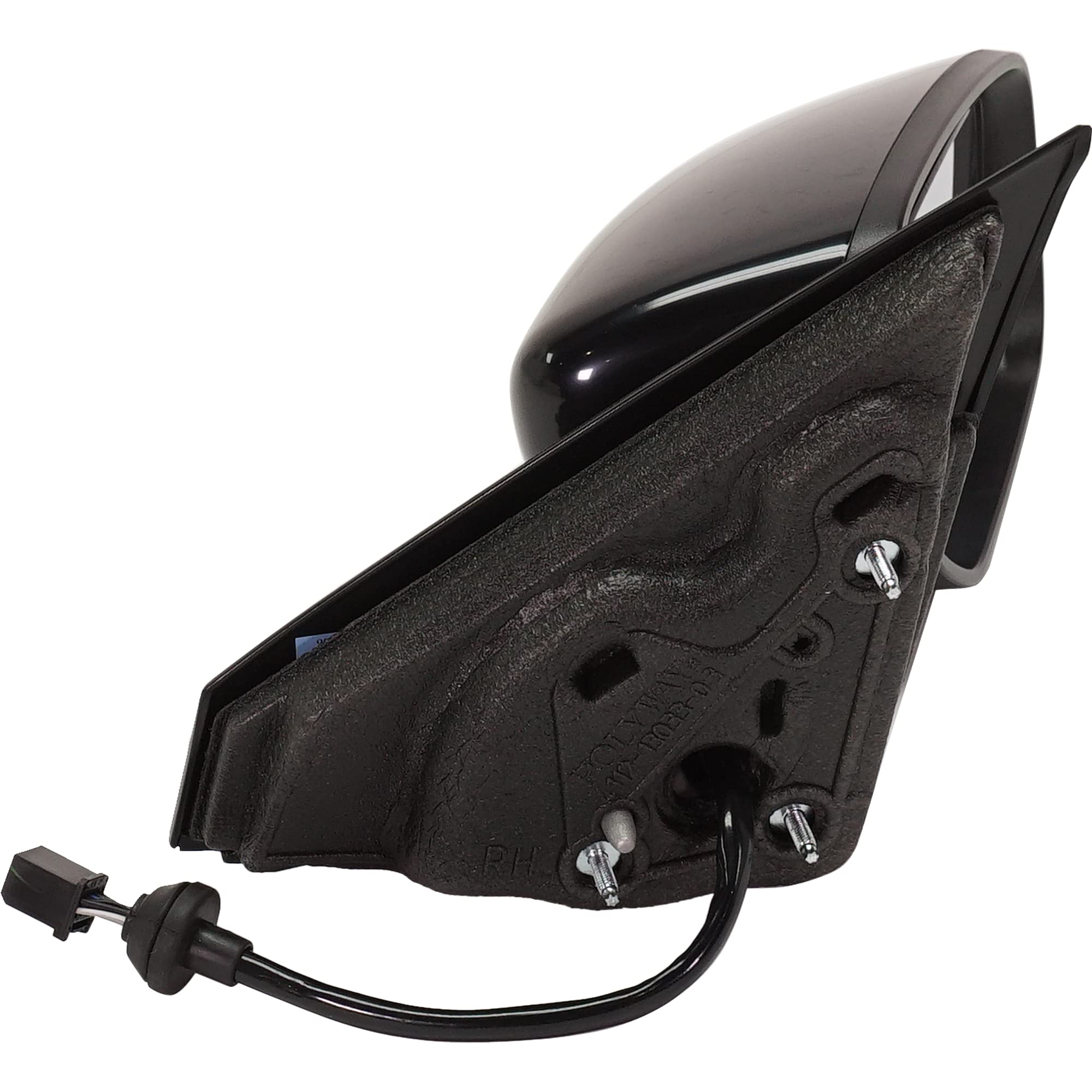 Power Heated Side Mirror with Signal Light & Blind Spot Monitor for 2013-2015 Dodge Dart - Passenger Side, Puddle Lamp, Paintable - Perfect for Night Driving and Parking Safety