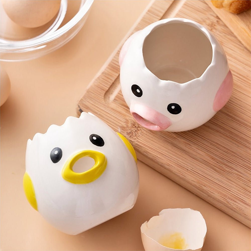 Bunty Ceramic Egg Yolk Separator - Premium Kitchen Tool for Baking & Cooking | Perfect for Chefs, Home Bakers & Egg Recipes