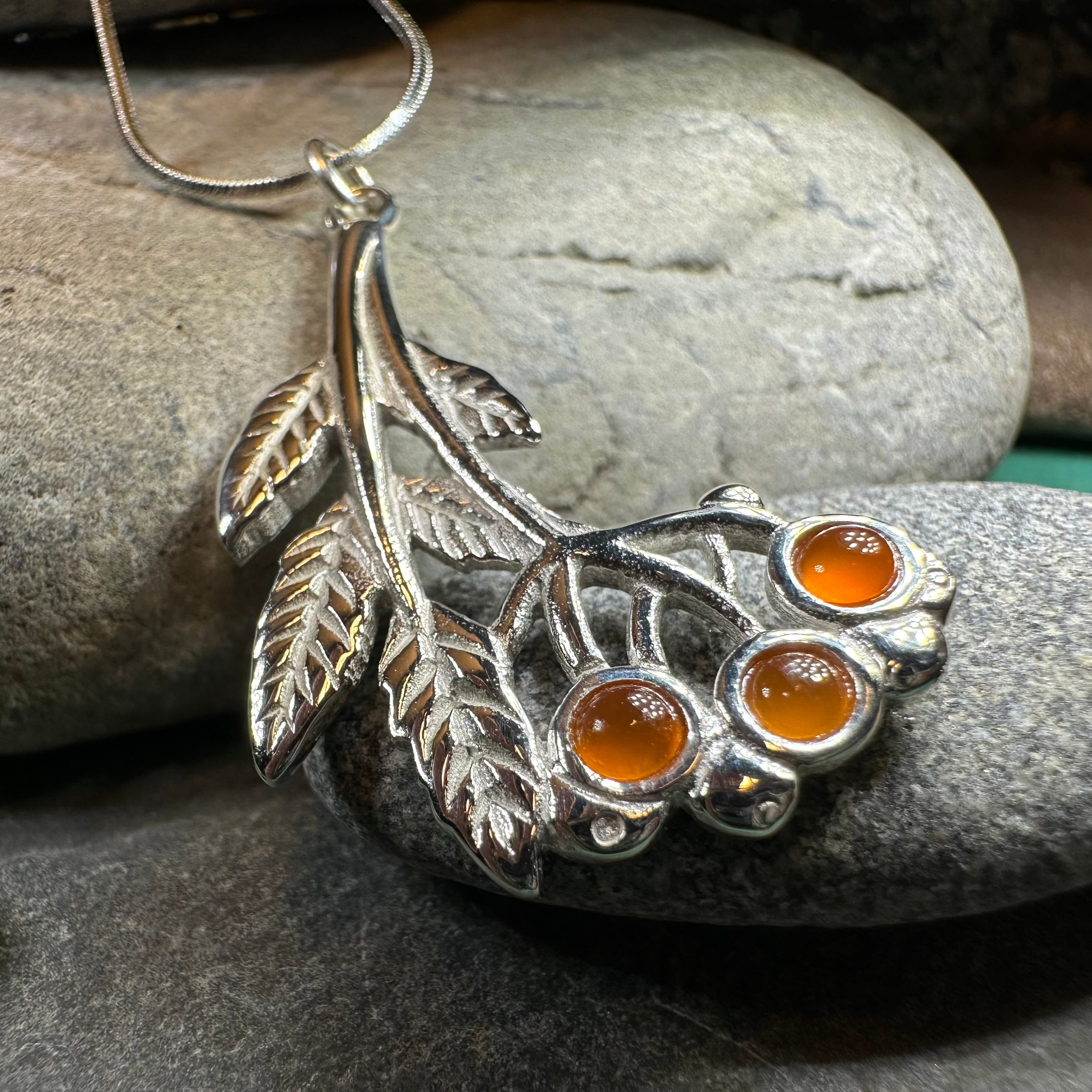 Rowan Tree of Life Necklace - Sterling Silver Pendant with Celtic Knot Design - Spiritual Jewelry for Women - Perfect for Meditation, Yoga & Gift Giving