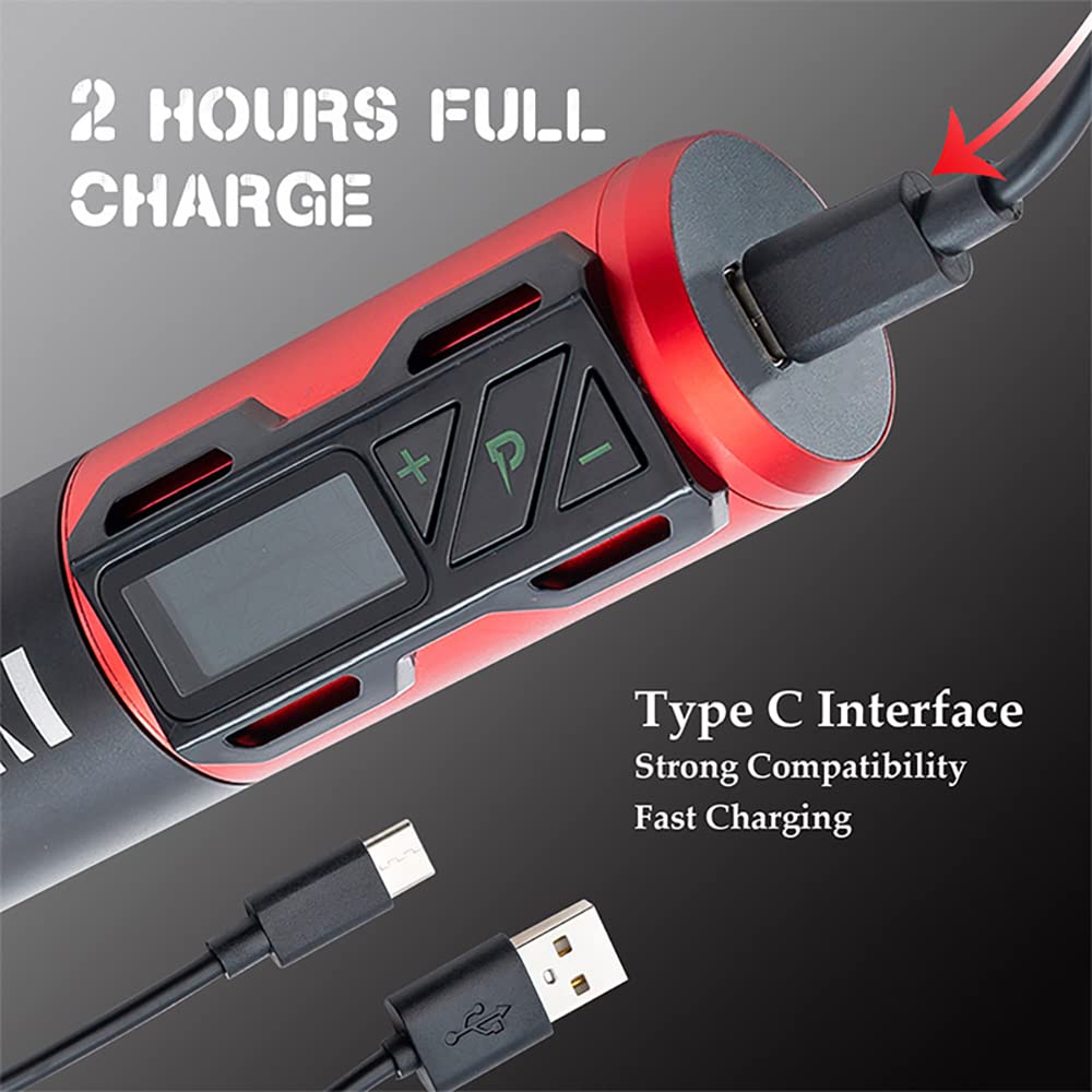 Professional Wireless Tattoo Machine Kit - 1800mAh Battery Pen with Digital LED Display Power Supply | Compatible with All Tattoo Needles & Cartridges | Portable for Tattoo Artists & Studio Use (Black)