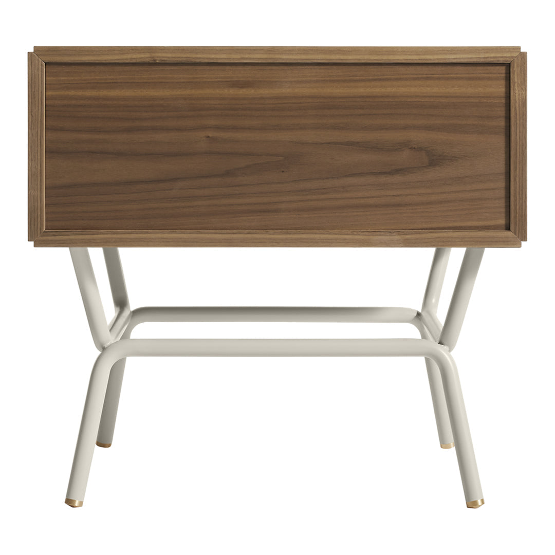Modern Blu Dot Dang Nightstand - Minimalist Bedside Table with Storage Shelf | Perfect for Small Spaces, Bedrooms & Apartments
