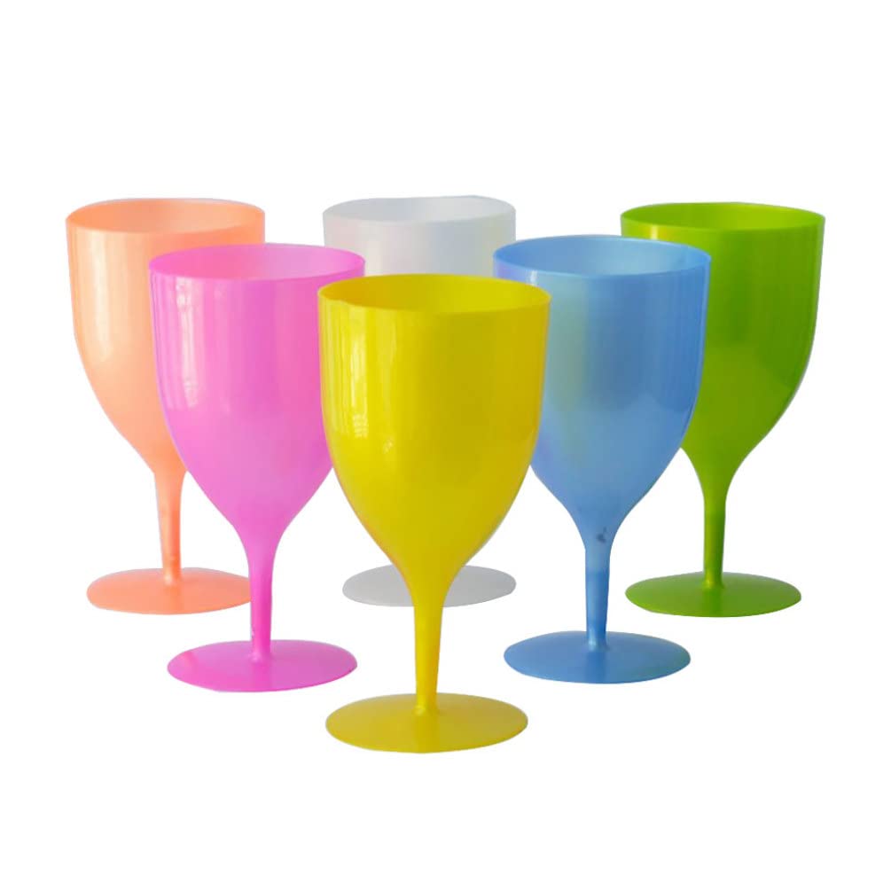 Zerodeko 6-Piece Margarita Glasses Set - Elegant Cocktail & Wine Goblets for Easter Parties, Beverage Cups, Egg Holders - Perfect for Holiday Celebrations, Home Bar Decor, and Festive Gatherings