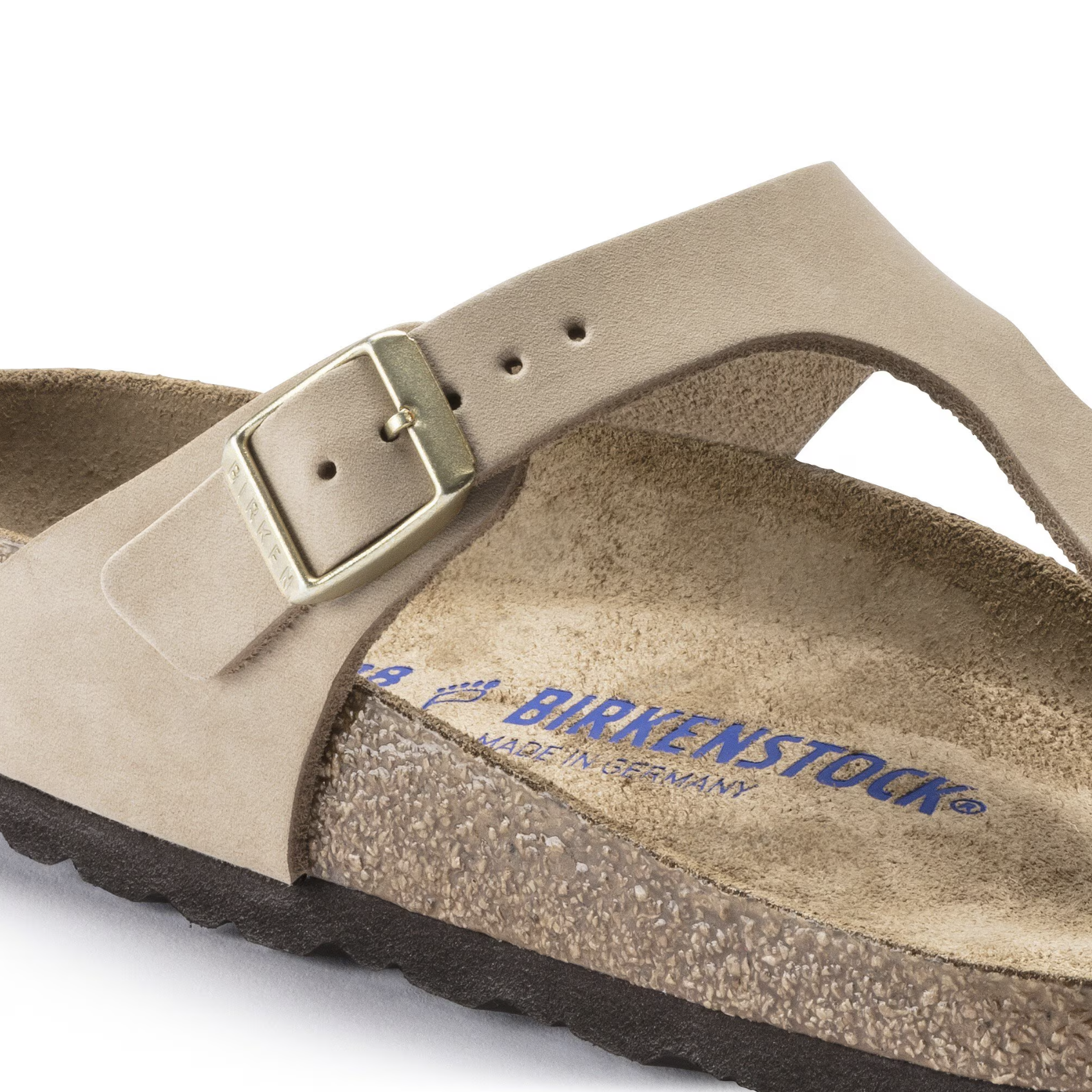Birkenstock Women's Gizeh Soft Footbed Sandals - Comfortable Nubuck Leather Flip Flops for Women | Perfect for Beach, Pool, and Summer Casual Wear
