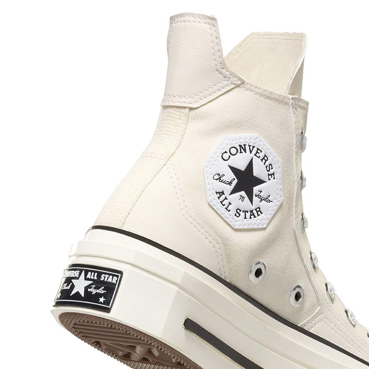 Chuck 70 De Luxe Squared 'Egret' Sneakers - Classic High Top Canvas Shoes for Men & Women | Perfect for Casual Wear, Street Style & Everyday Comfort