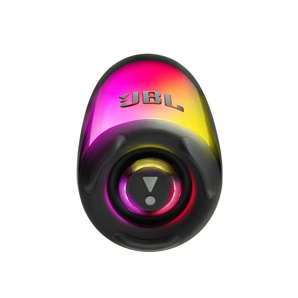 JBL Pulse 5 Portable Bluetooth Speaker with Colorful LED Light Show - 12 Hour Playtime, IP67 Waterproof & Dustproof - Wireless PartyBoost for Multi-Speaker Pairing - Perfect for Pool Parties, Beach Outings & Home Entertainment (Black)