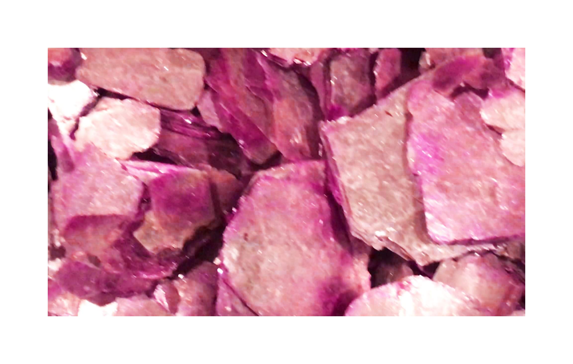 Natural Mica Mineral Rose Petals - Shimmering Moon Rocks for DIY Crafts, Soap Making, Bath Bombs & Jewelry Making | Premium Cosmetic Grade Glitter Powder