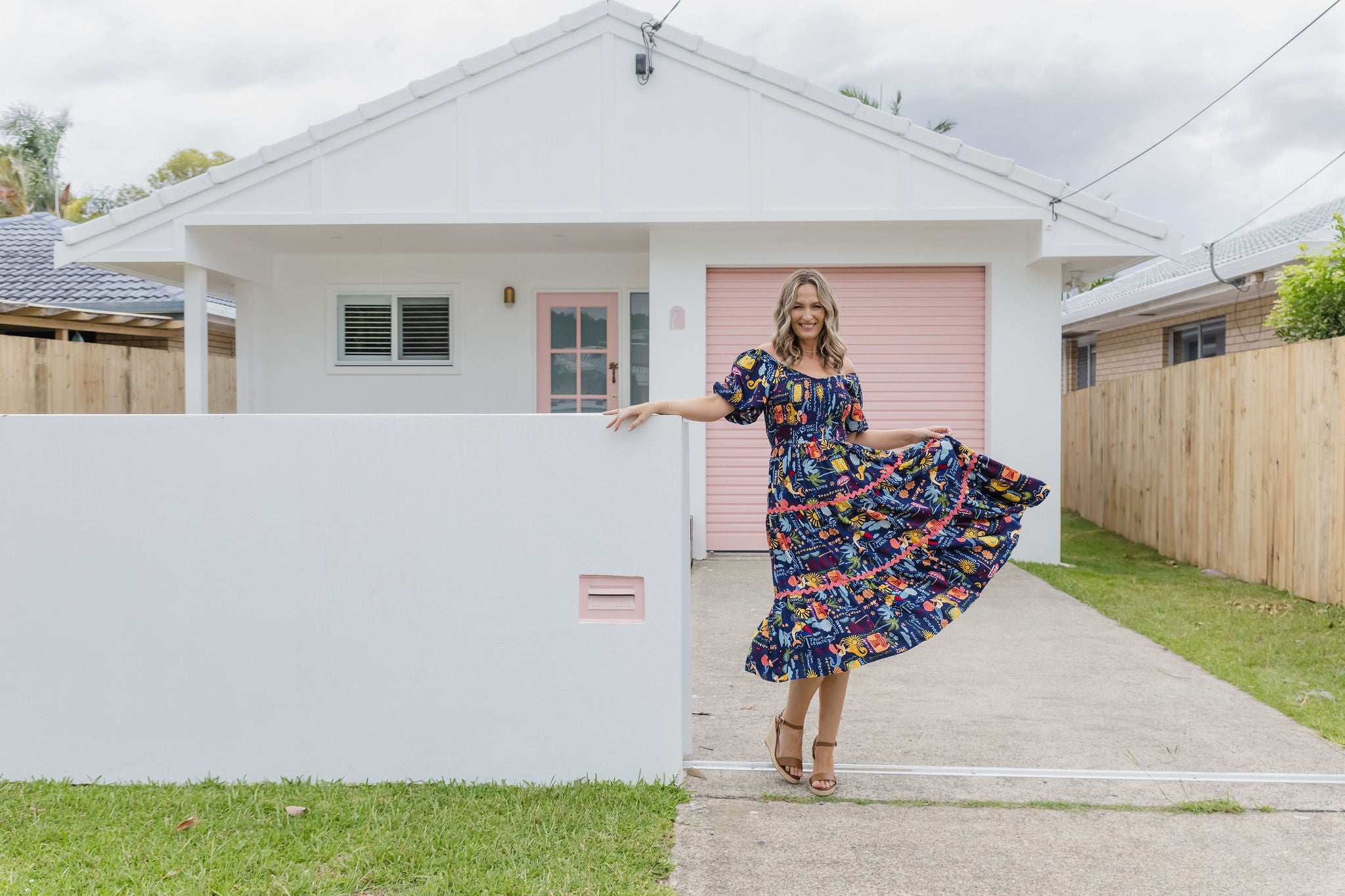 Peri Midi Dress - Flowy Euro Summer Dress for Women | Perfect for Beach Vacations, Date Nights & Summer Parties