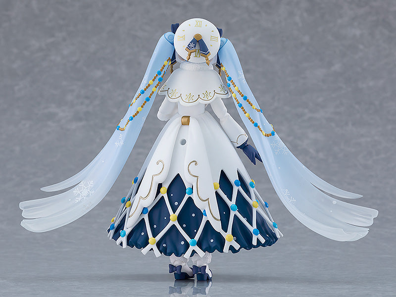Figma EX 064 Snow Miku Glowing Snow Version Vocaloid Action Figure - Perfect for Anime Collectors & Winter-Themed Displays
