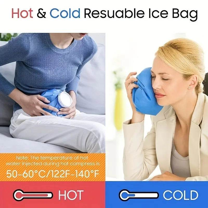 Reusable Hot & Cold Therapy Ice Pack - Pain Relief for Injuries, Muscle Soreness & Swelling | Perfect for Sports, Post-Surgery & First Aid Kits