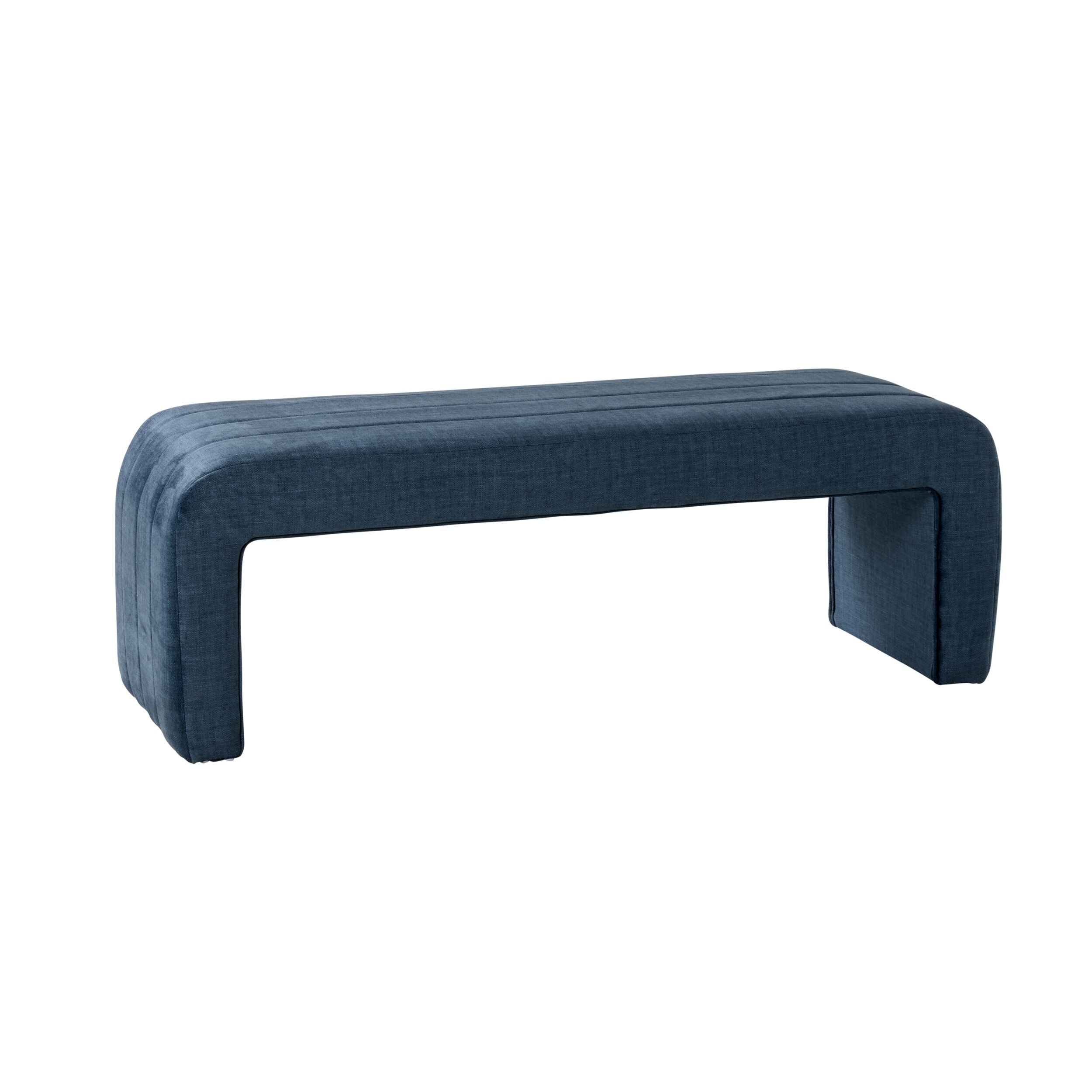Archi Bench Aura Marine Blue - Modern Outdoor Wooden Bench for Patio, Garden & Backyard - Water-Resistant & Durable Seating Furniture