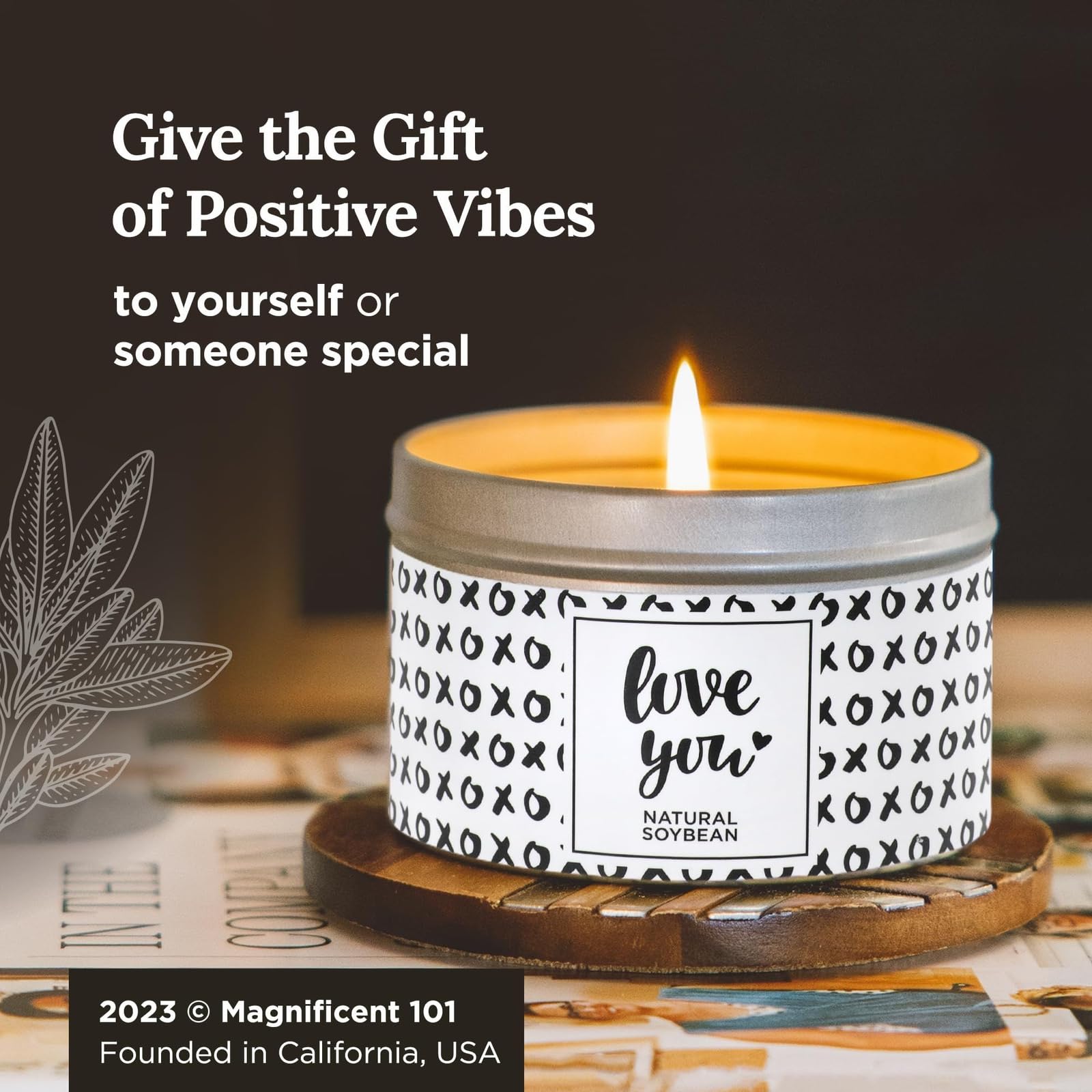 Long Lasting Aromatherapy Soy Wax Candle - 6 Oz (35 Hour Burn) | Vanilla, Lavender, Rose, Jasmine & Lilac Scented Candle for Romance, Relaxation & Home Decor | All Natural, Eco-Friendly Candle for Bedroom, Bathroom & Meditation Spaces