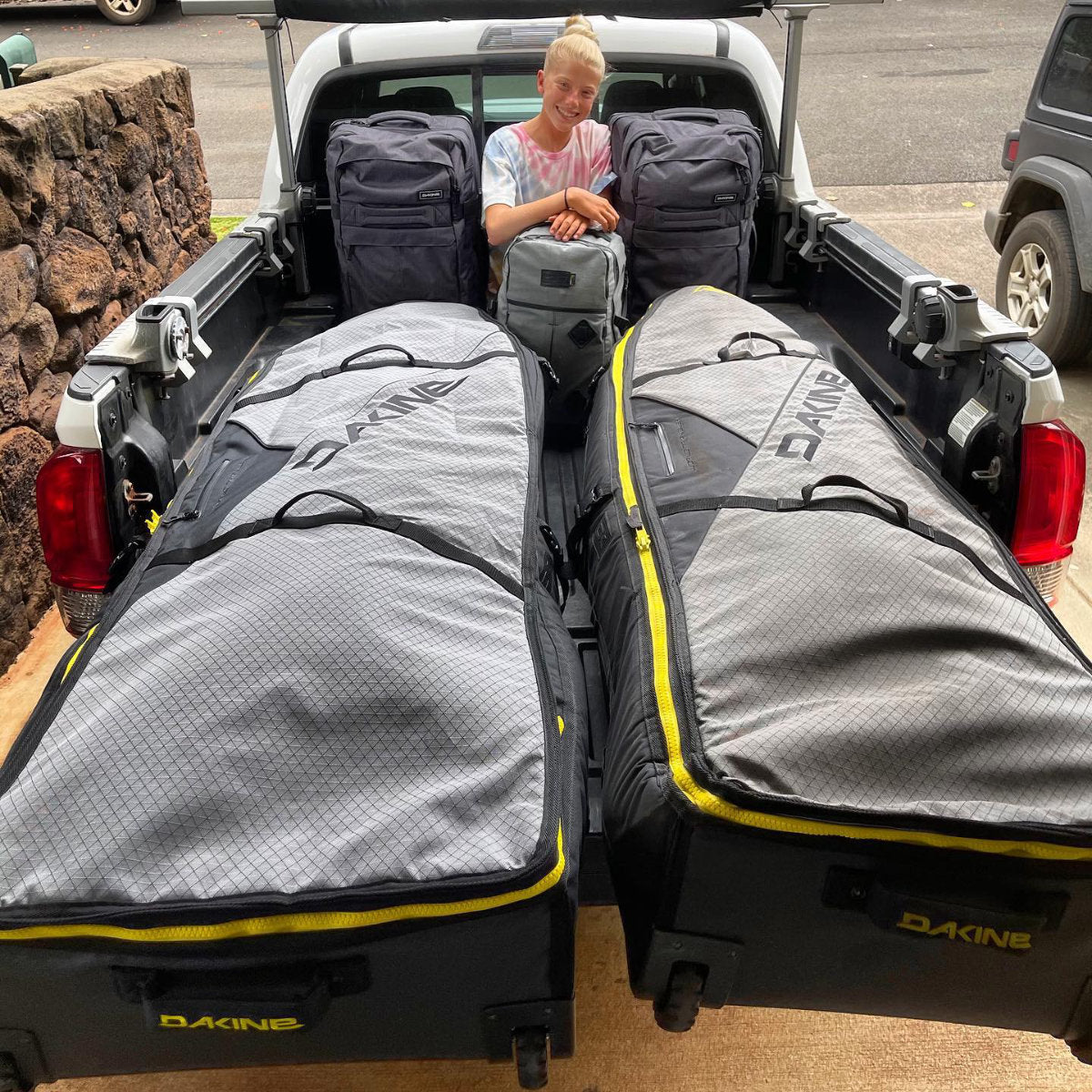 Dakine World Traveler Surfboard Cover for Quad Carbon Boards - Waterproof Protection for Travel & Storage