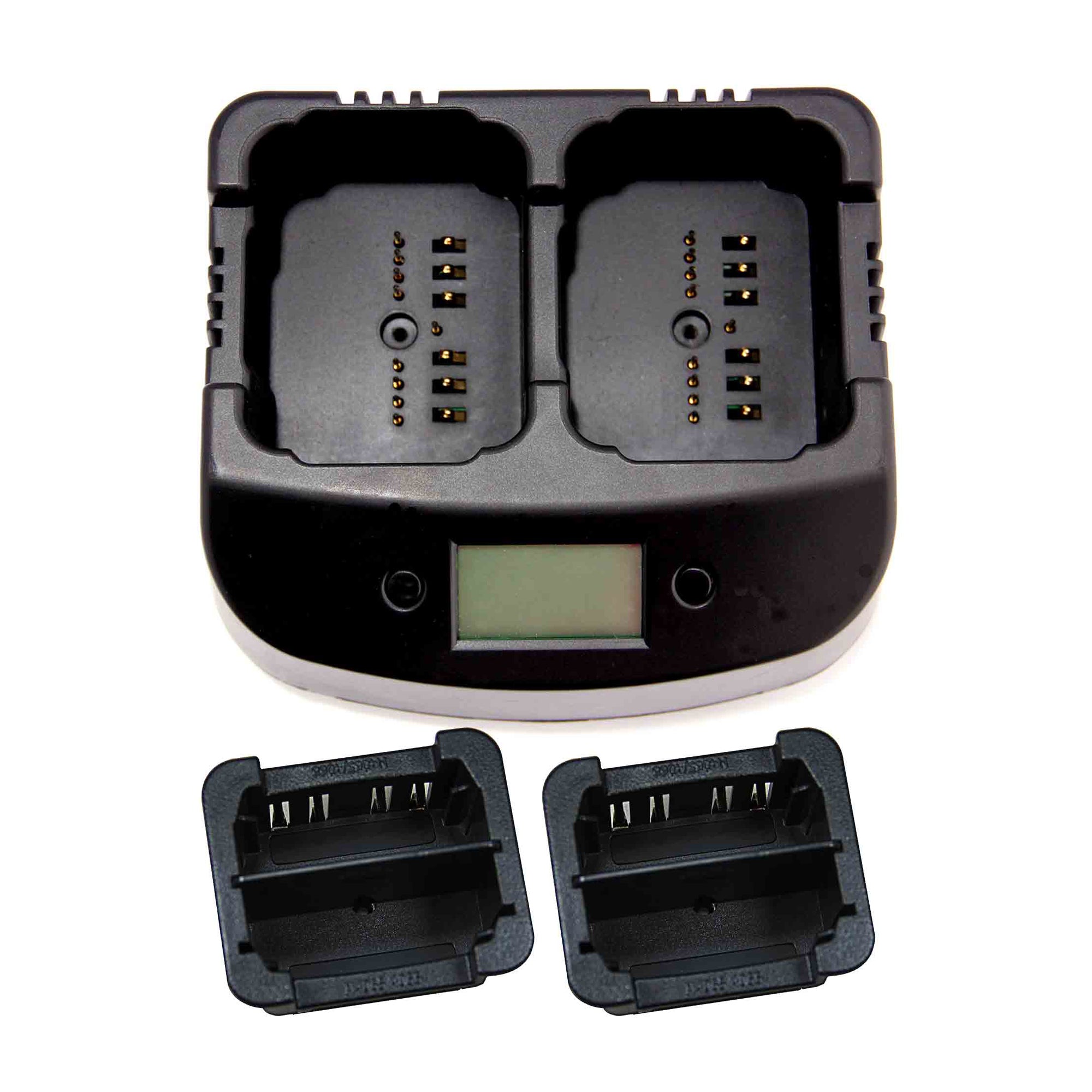 Dual Battery Charger for MOTOROLA Two Way Radios - Fast Charging Station for CP200, XPR Series - Perfect for Business, Security & Outdoor Communication
