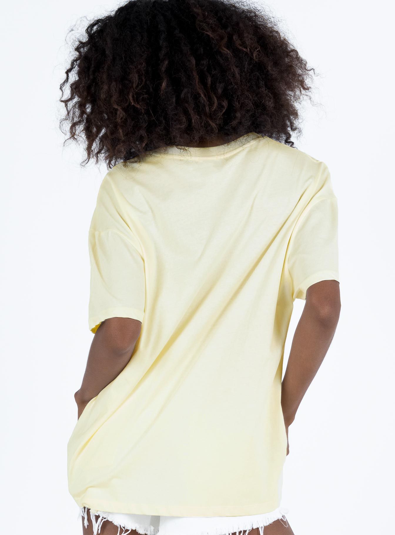 Aloha Oversized T-Shirt for Women - Soft Cotton Casual Tee in Ivory - Perfect for Beach Vacations, Summer Outings & Relaxing at Home