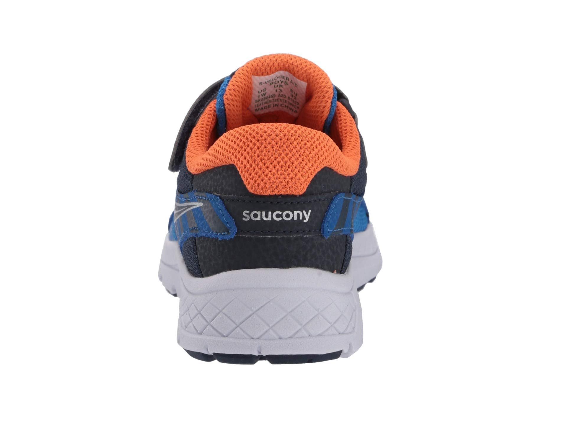 Saucony S-Velocer A/C Boys Running Shoes - Lightweight & Breathable for Kids (Little Kid/Big Kid) - Perfect for School, Sports & Daily Activities