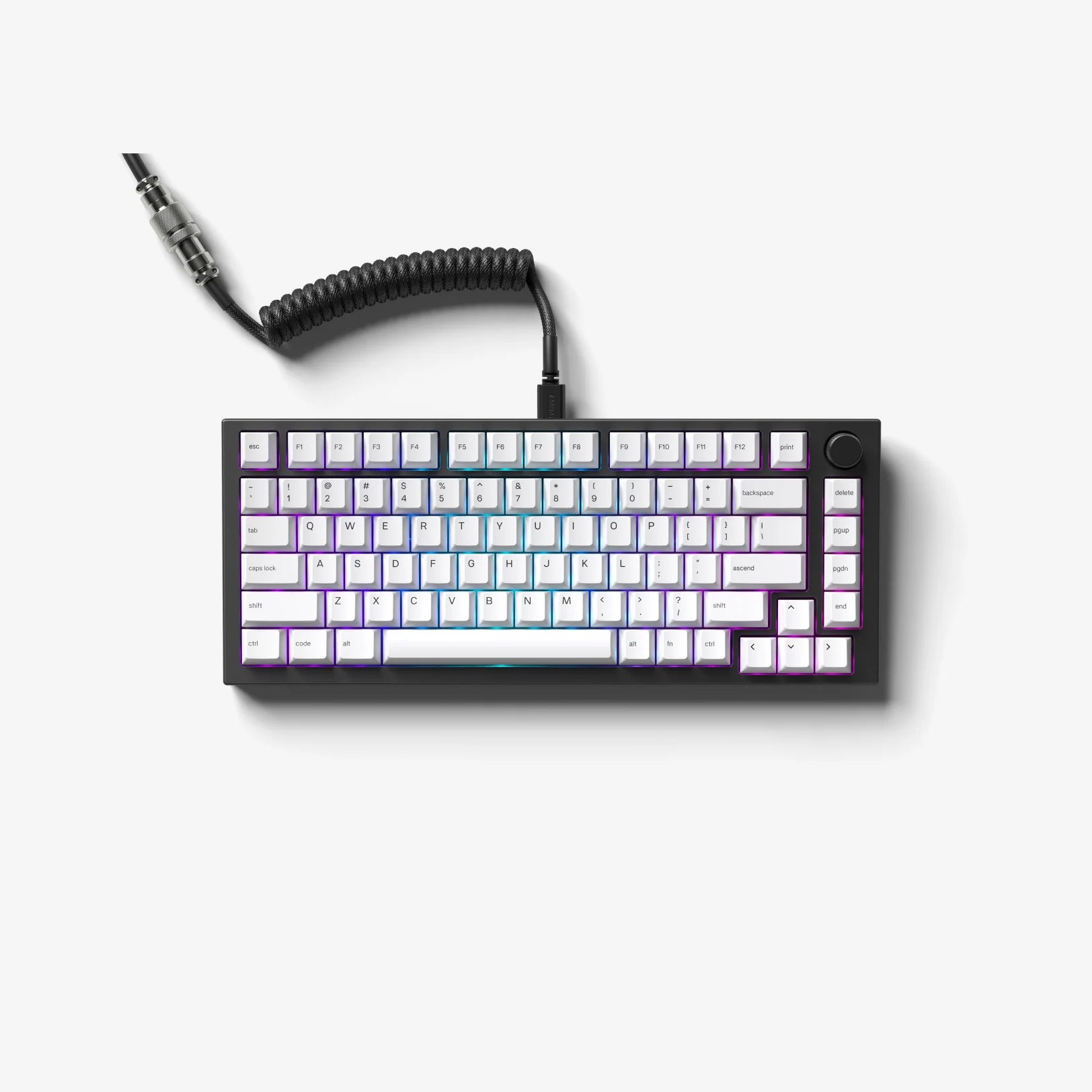 GMMK PRO 75% Mechanical Gaming Keyboard - Hot-Swappable RGB Backlit Wired Keyboard for PC & Mac - Perfect for Gaming, Typing & Office Work