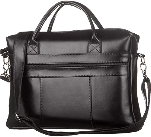 Premium Leather Messenger Bag for Laptop - Stylish Computer Briefcase & Satchel Bag for Work, Travel, and Daily Commute