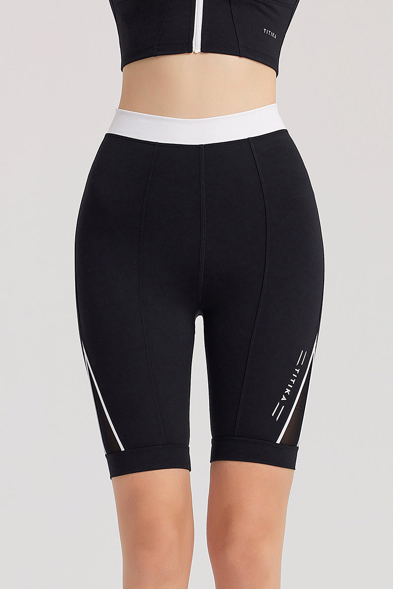 Adeline High Waist Biker Shorts for Women - Tummy Control Workout Yoga Running Cycling Shorts - Perfect for Gym, Fitness & Casual Wear