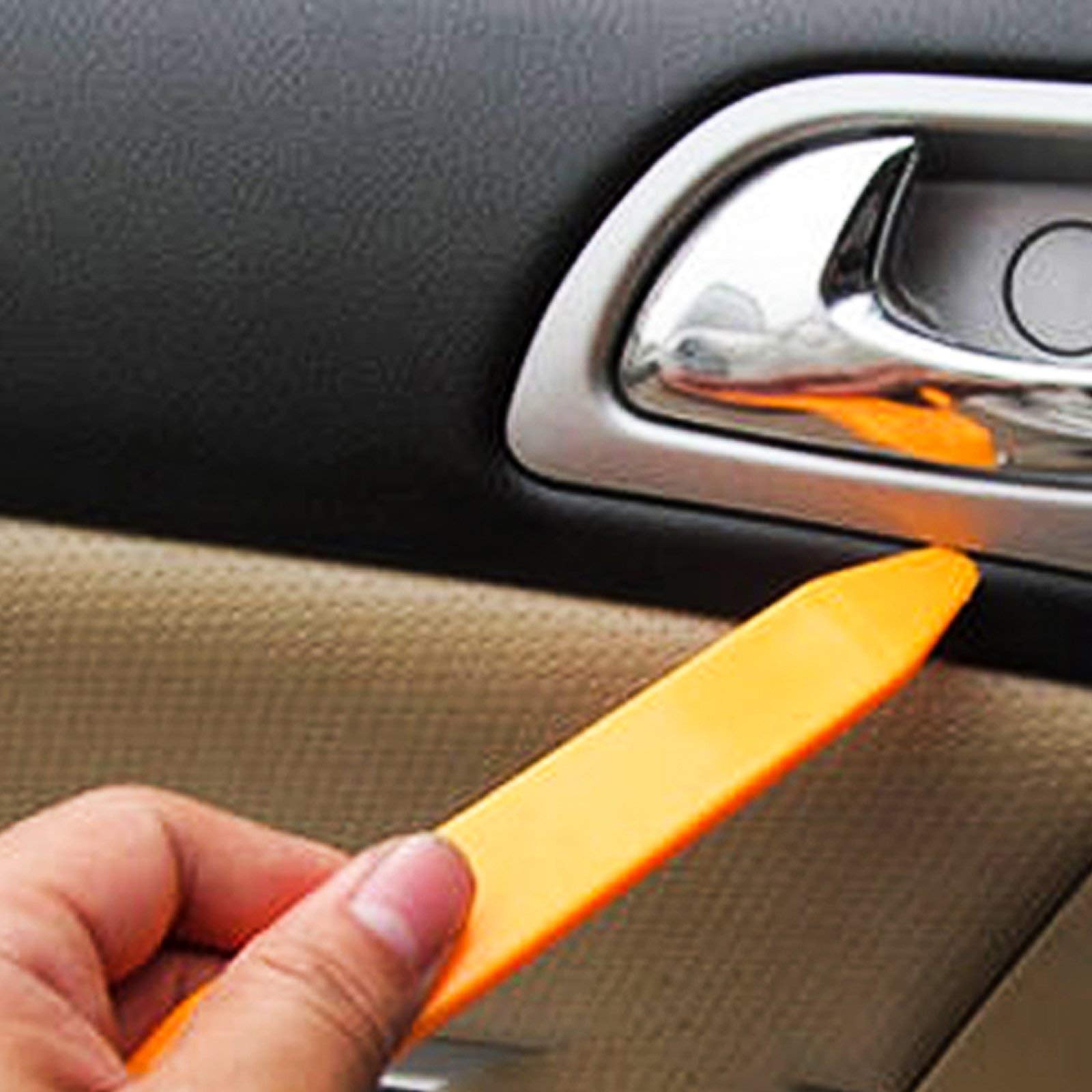 Xotic Tech 1-Piece Plastic Pry Tool for LED Interior Lights & License Plate Lights - Easy Removal & Installation of Lamp Covers - Perfect for Car Maintenance & DIY Auto Repair