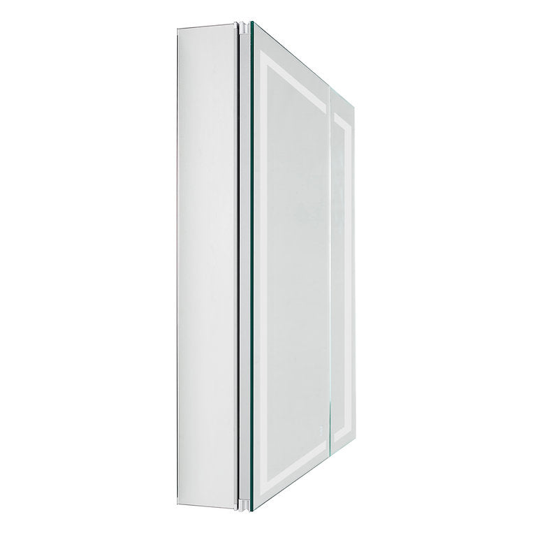 Aquadom Royale Plus 36x36 LED Lighted Bathroom Medicine Cabinet - Perfect for Modern Homes, Spas & Luxury Hotels