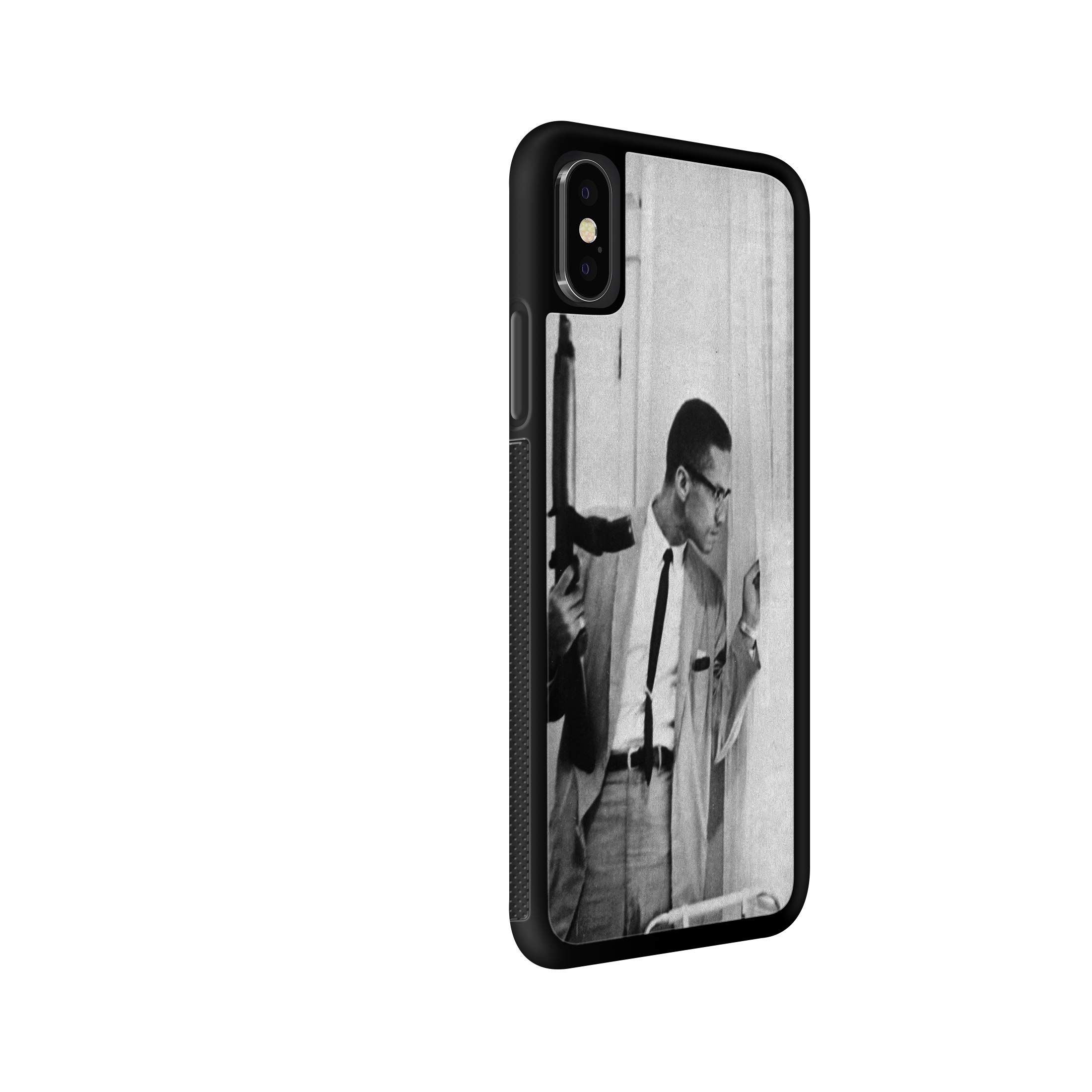 iPhone XR Phone Case - Shockproof Hybrid TPU Rubber Cover with Malcolm X Rifle Design | Durable Protection for iPhone XR | Perfect for Daily Use, Travel & Outdoor Activities