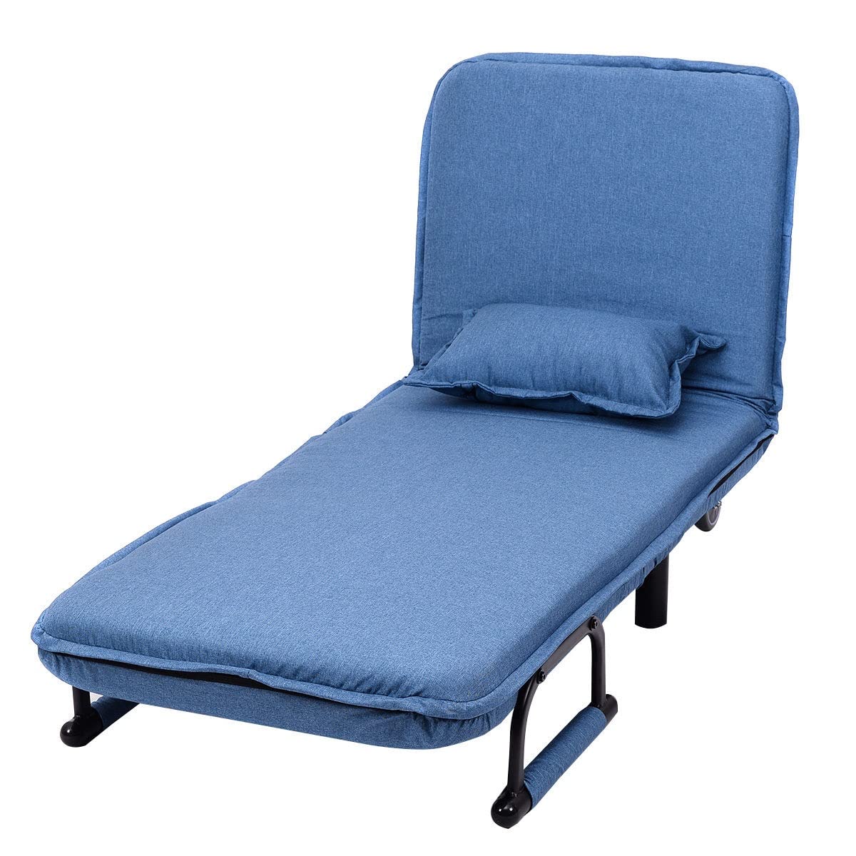 YKAMM Convertible Sofa Bed - Modern Folding Sleeper Chair with Recliner, Multi-Functional Lounge Couch for Living Room, Guest Room & Small Spaces - Perfect for Apartments, Dorms and Home Office Use