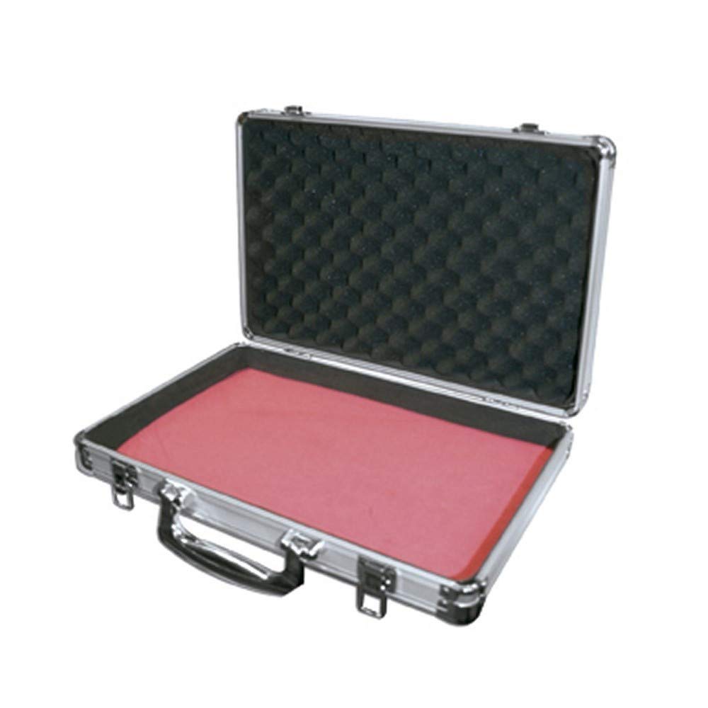 Heavy Duty Aluminum Tool Case 365 x 240 x 75mm with Customizable Foam Insert - Perfect for Electricians, Mechanics & DIY Enthusiasts (Tool Storage & Organization)
