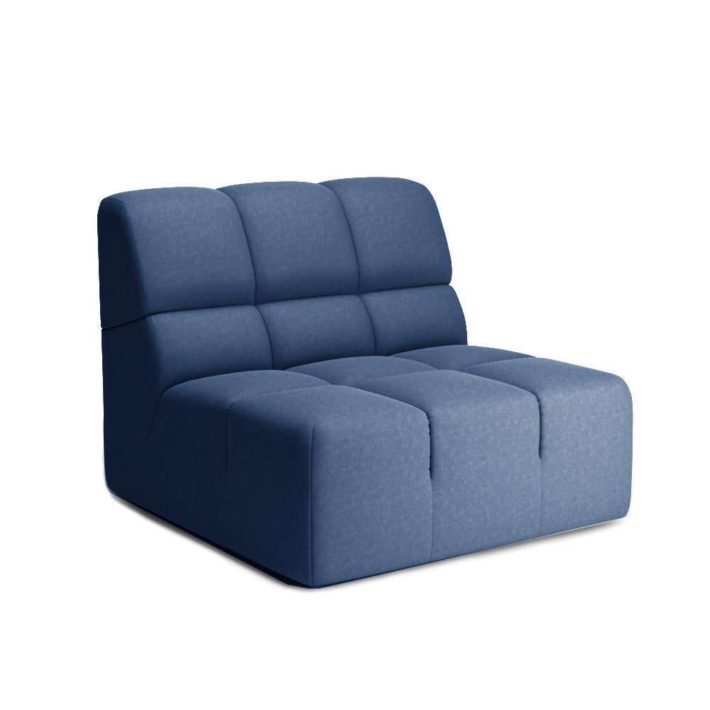 Roger Armless Chair - Modern Accent Chair for Living Room, Bedroom, or Office - Comfortable & Stylish Seating Solution for Small Spaces