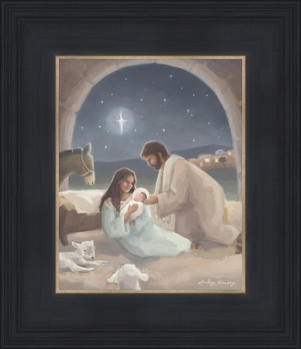 Behold Him By Hailey Kinsey - Inspirational Christian Wall Art for Home & Church Decor | Perfect for Living Room, Bedroom & Office