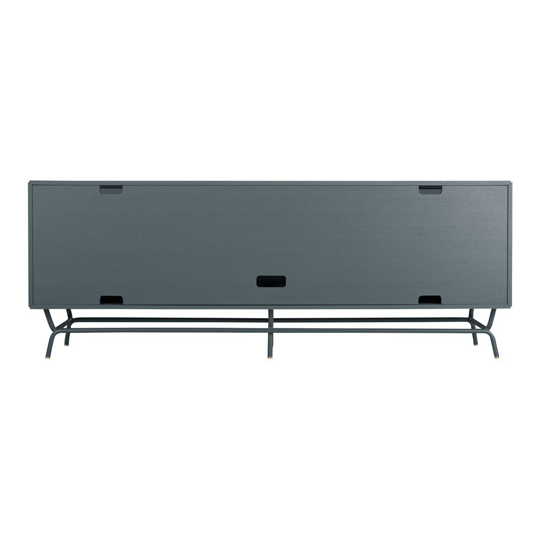 2-Door 2-Drawer Entryway Console Table - Modern Narrow Hallway Sofa Table for Small Spaces, Living Room & Bedroom Storage Furniture