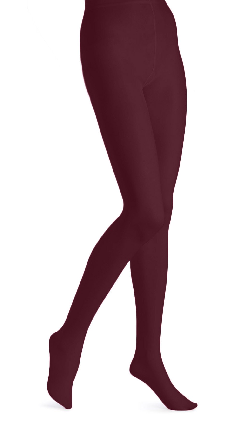 EMEM Apparel Women's Plus Size Queen Opaque Footed Tights - Stretchy Comfortable Pantyhose for Work, Travel & Everyday Wear
