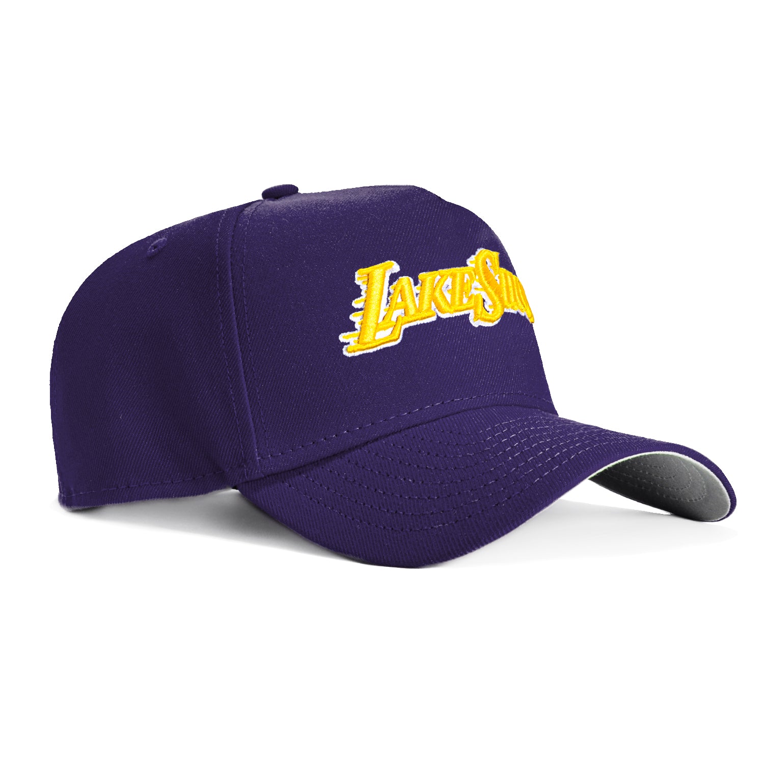 New Era 9Forty A-Frame Los Angeles Lakers Snapback Hat - Purple & Gold | Official NBA Merchandise for Lakers Fans, Game Day & Streetwear Fashion