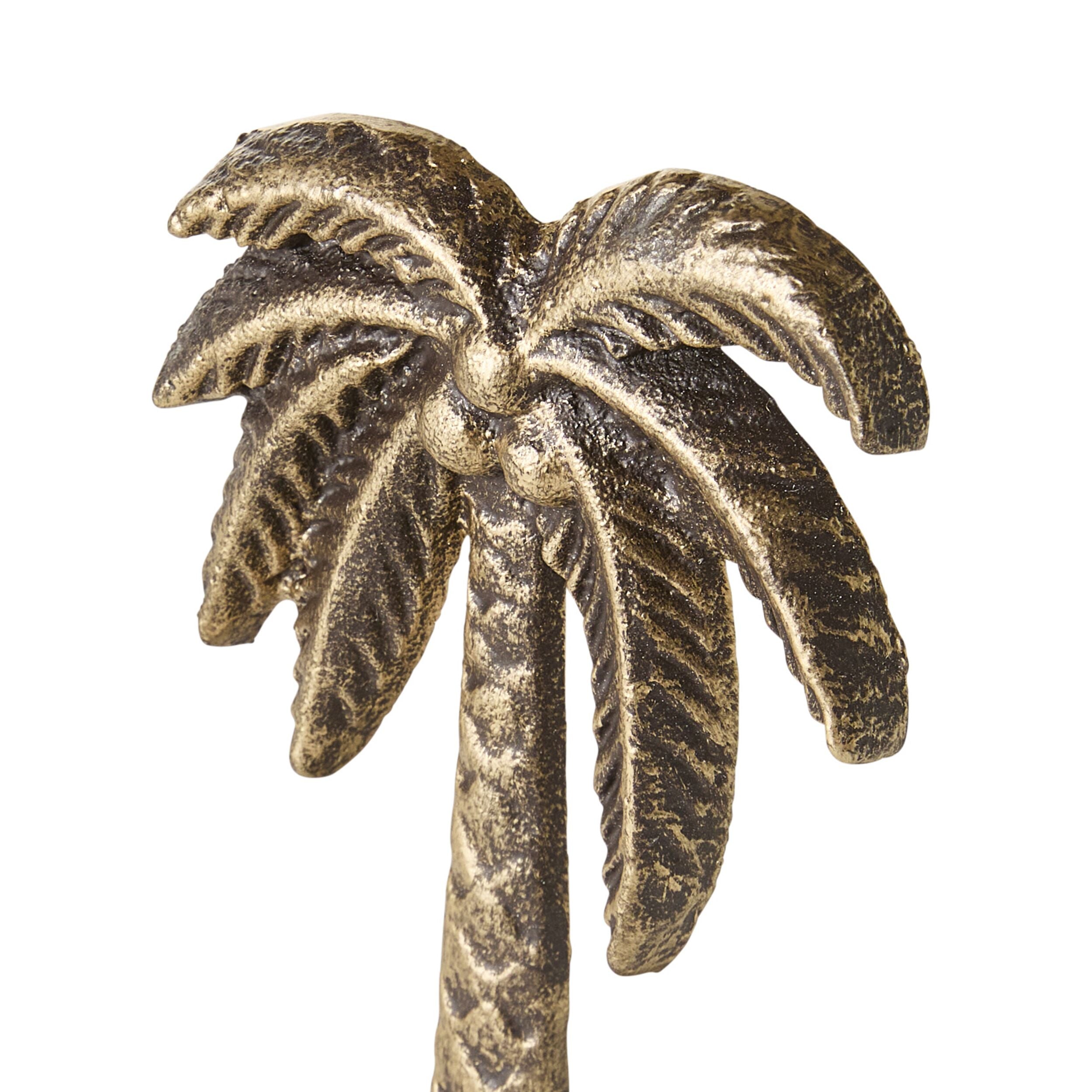 Antique Brass Door Stopper - Heavy Duty Palm Design for Sliding Doors, Home & Office Use - Decorative and Functional Door Wedge for Safety and Convenience