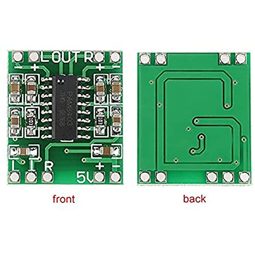 Wresetly 5 Pcs Digital Power Amplifier Board - 2X3W Type D PAM8403 Audio Module with DC 5V Input | High-Quality Digital Audio Amplifier for DIY Speakers, Home Theater & Portable Sound Systems