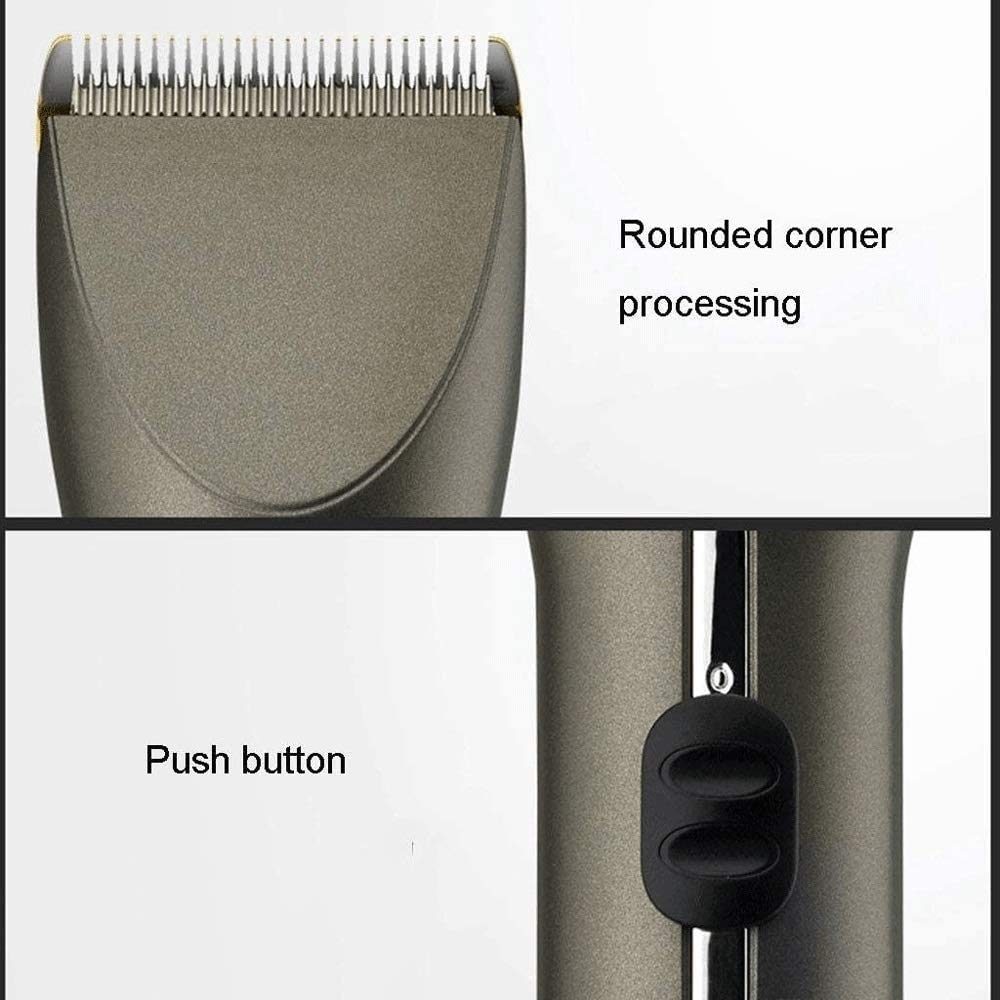 Professional Cordless Hair Clippers for Men - Rechargeable Hair Trimmer with Steel Cutter Head, Hair Cutting & Grooming Kit for Men, Kids & Family | Perfect for Home Haircuts, Beard Trimming & Personal Grooming