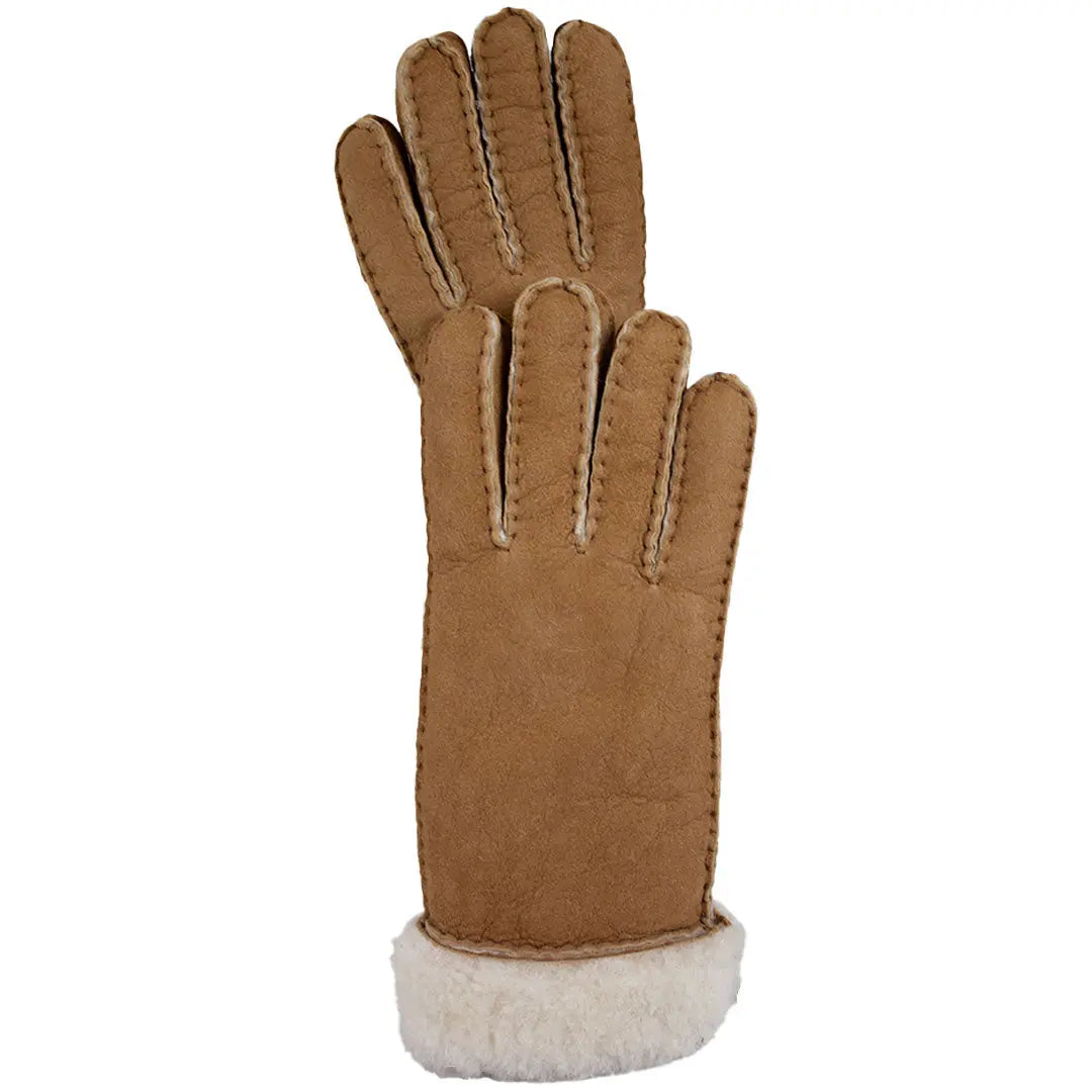 BOL Women's Hand Stitched Merino Sheepskin Gloves - Premium Winter Gloves for Women, Soft & Warm, Fashionable Touchscreen Gloves for Outdoor Activities, Skiing, Driving & Daily Use