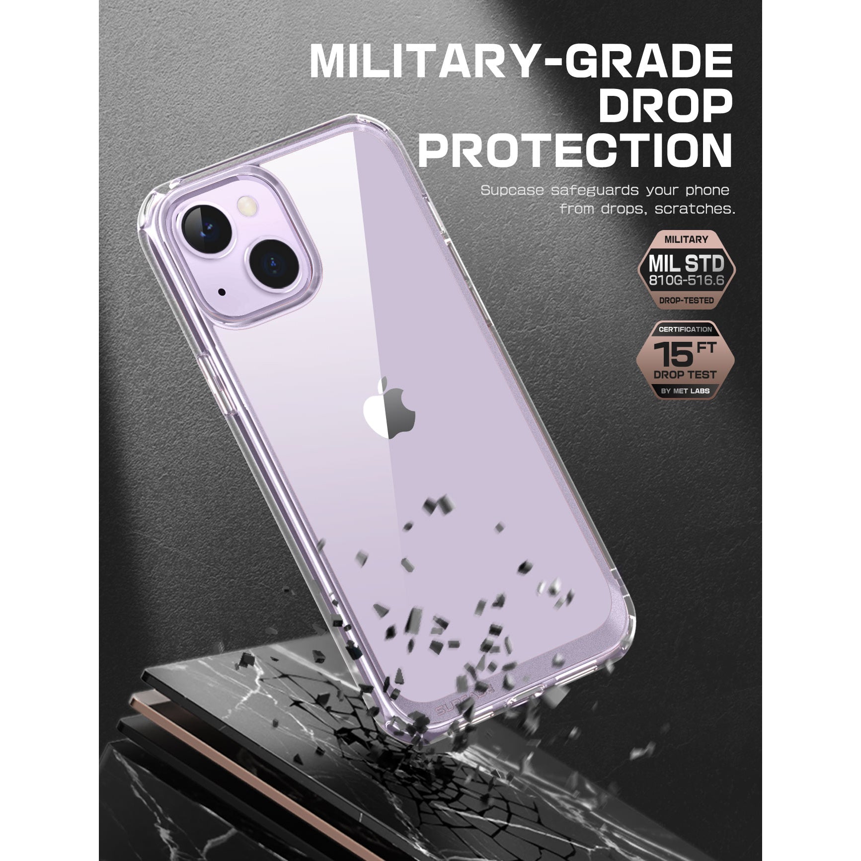 iPhone 14 Plus Case 6.7 Inch - Slim Clear Protective Cover with Unicorn Beetle Style | Shockproof & Scratch Resistant | Perfect for Everyday Use, Travel & Outdoor Activities