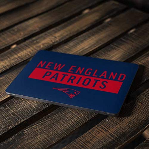 Official NFL New England Patriots Laptop Skin for MacBook Air 13-inch Retina (2018-2019) | Premium Vinyl Decal Sticker | Blue Performance Series Design | Perfect for Work, School & Travel Protection