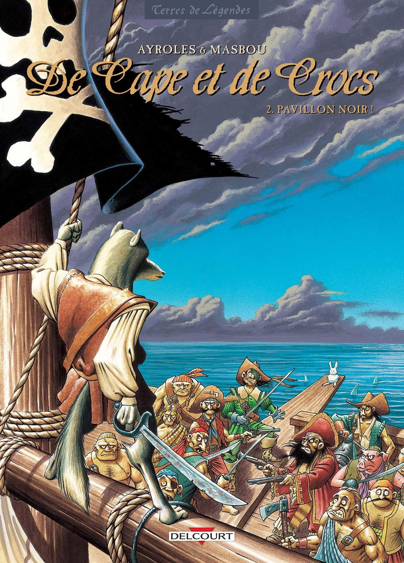 De Cape et de Crocs Vol.2: Black Flag - French Adventure Comic Book | Perfect for Comic Collectors & French Literature Fans