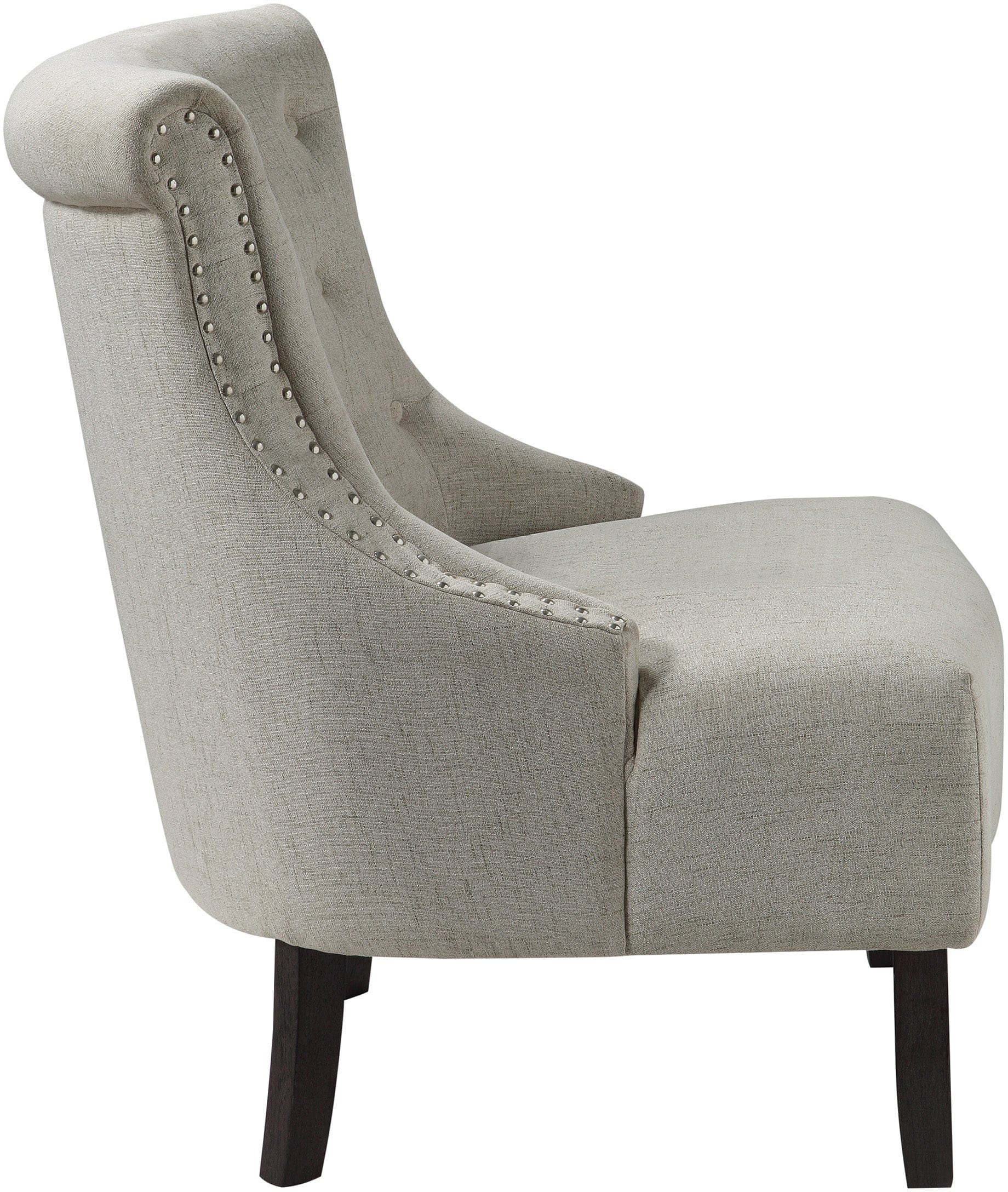 Office Star Evelyn Tufted Chair with Grey Wash Legs - Ergonomic Office Chair for Home & Workspace - Comfortable Desk Chair for Long Hours of Sitting [SB586]