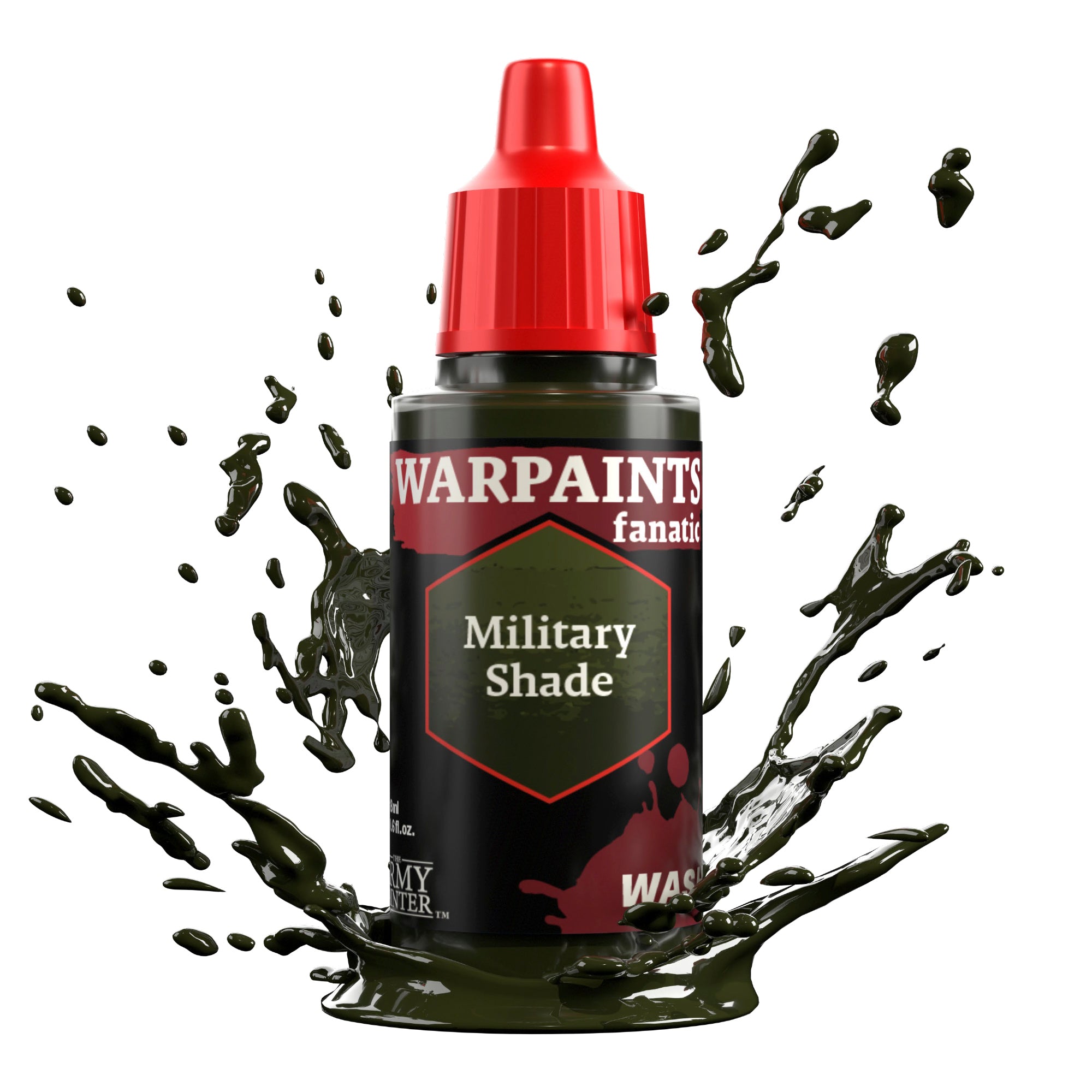 Warpaints Fanatic Wash Military Shade - Waterproof Camouflage Face Paint for Outdoor Activities, Hunting & Airsoft | Long-Lasting & Skin-Friendly