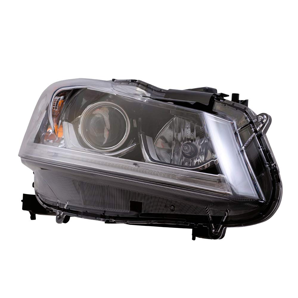 Brock Replacement Passenger Halogen Headlight for 2016-2017 Honda Accord Sedan - Perfect for Night Driving & Enhanced Visibility