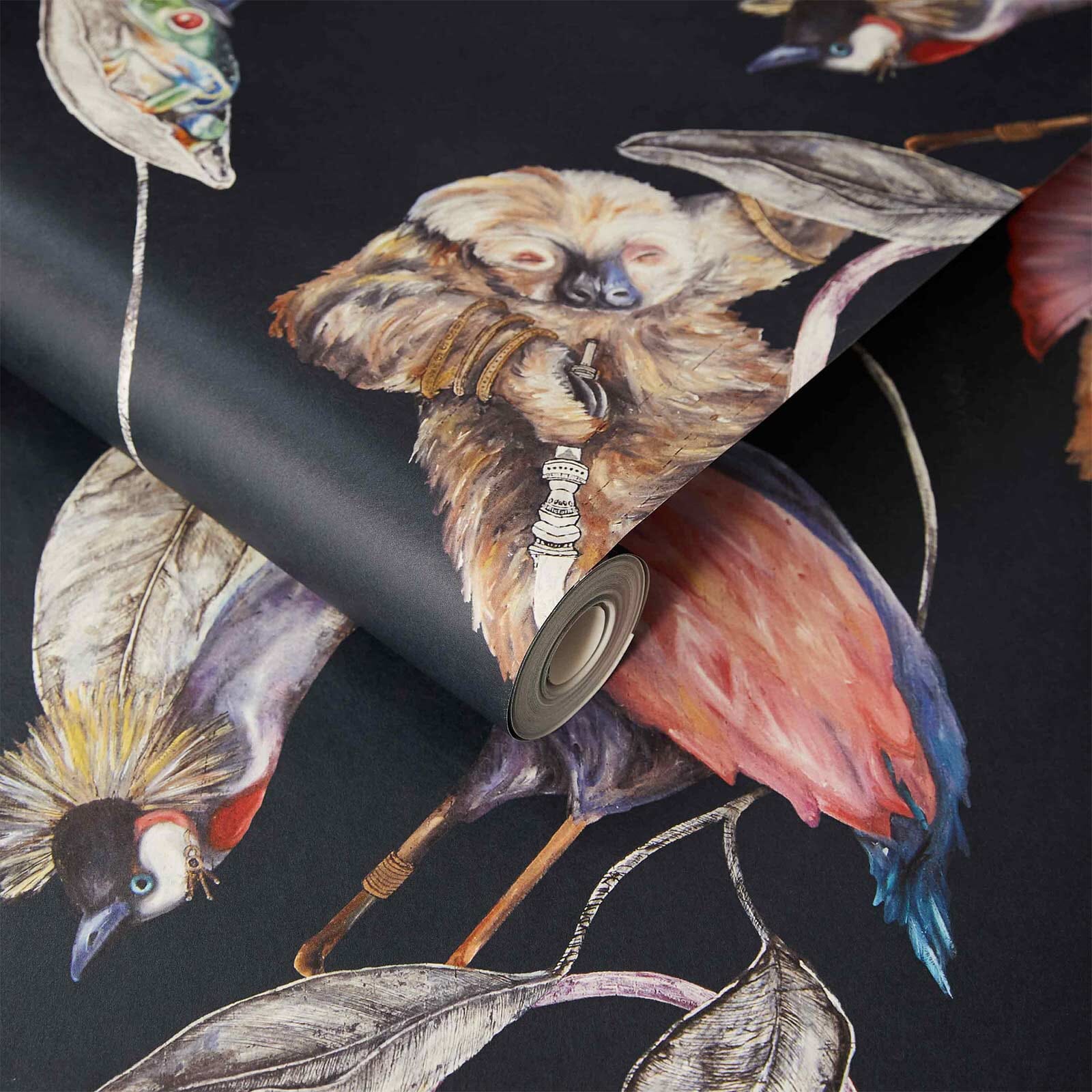 HACKNEY EMPIRE Midnight Wallpaper - Premium Peel and Stick Removable Wallpaper for Home Decor, Bedroom, Living Room & Office