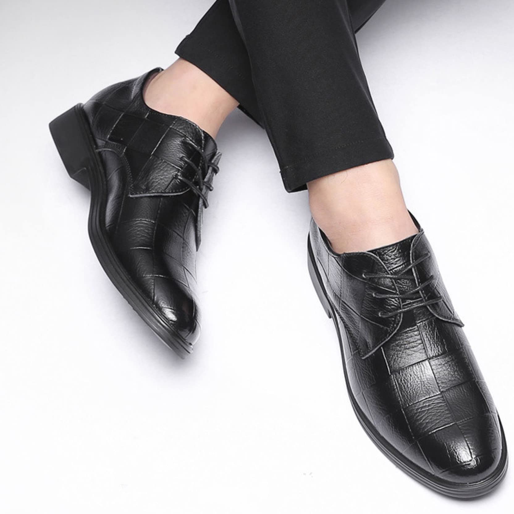 Men's Oxford Dress Shoes - Comfortable Faux Leather Business Casual Shoes with Cap Toe Design for Office, Wedding & Daily Walking | Stylish & Durable Men's Footwear for Work & Formal Occasions