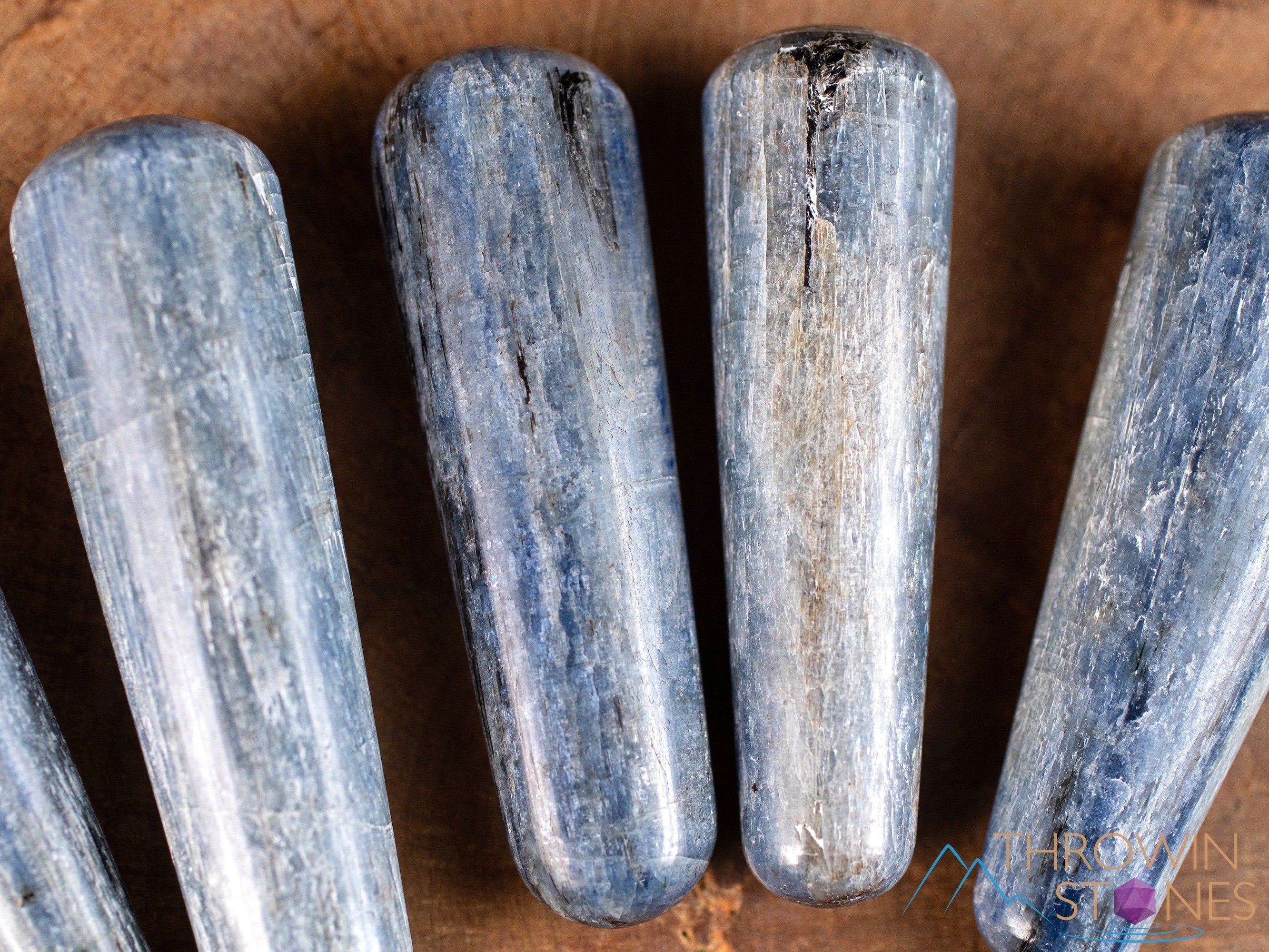 Blue Kyanite Crystal Wand for Healing & Self Care – Natural Energy Stone for Chakra Balancing, Meditation & Spiritual Growth | Perfect for Reiki, Yoga & Home Decor