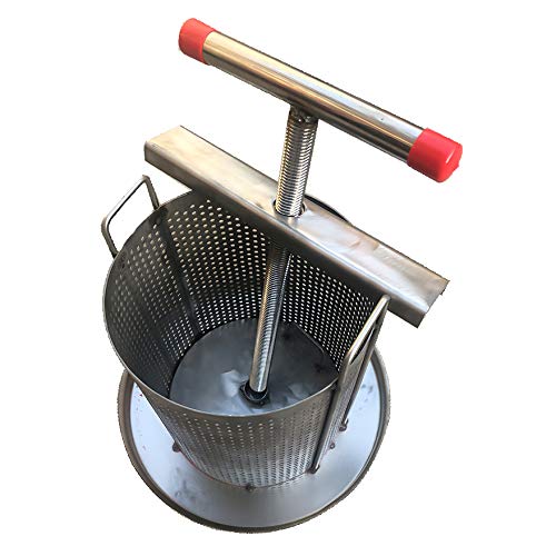 Stainless Steel Manual Honey Press Extractor - Beekeeping Equipment for Pure Raw Honey Extraction | Perfect for Home Use & Small Beekeeping Farms
